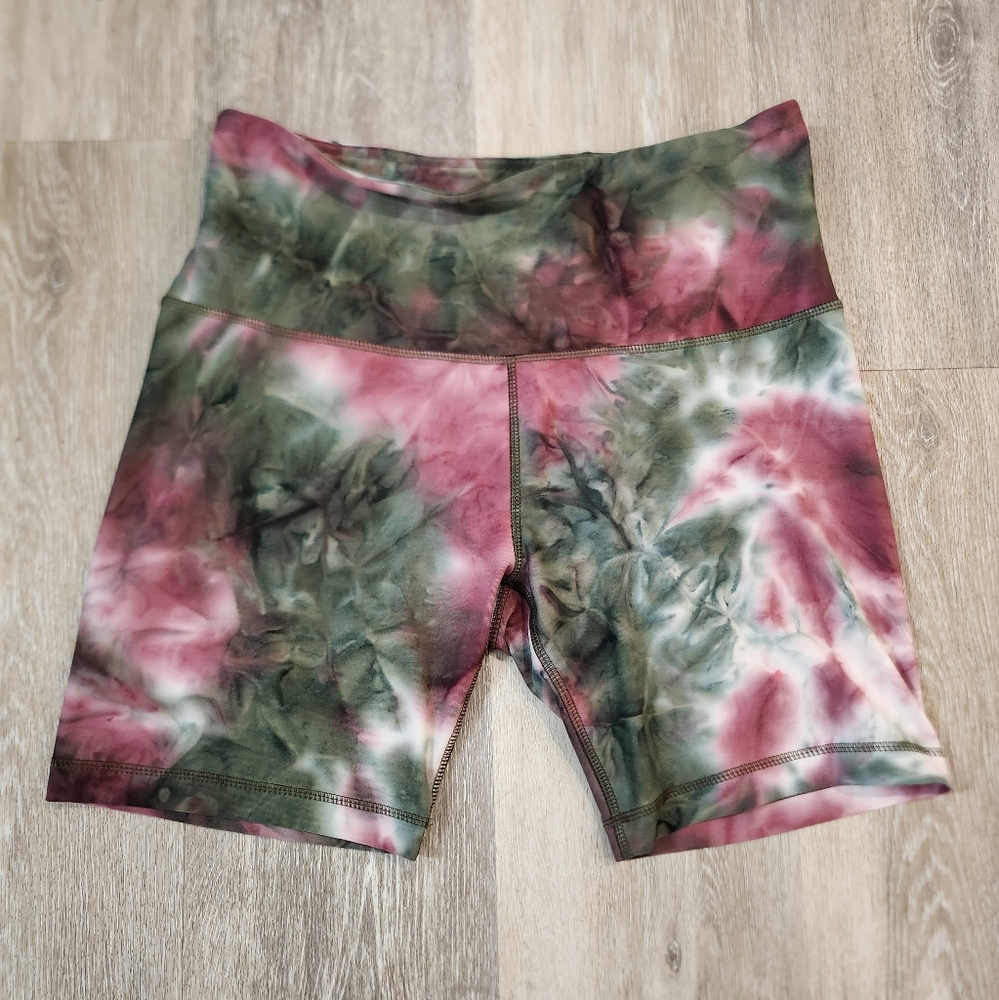 Vogo Green/Purple/Pink Biker Shorts